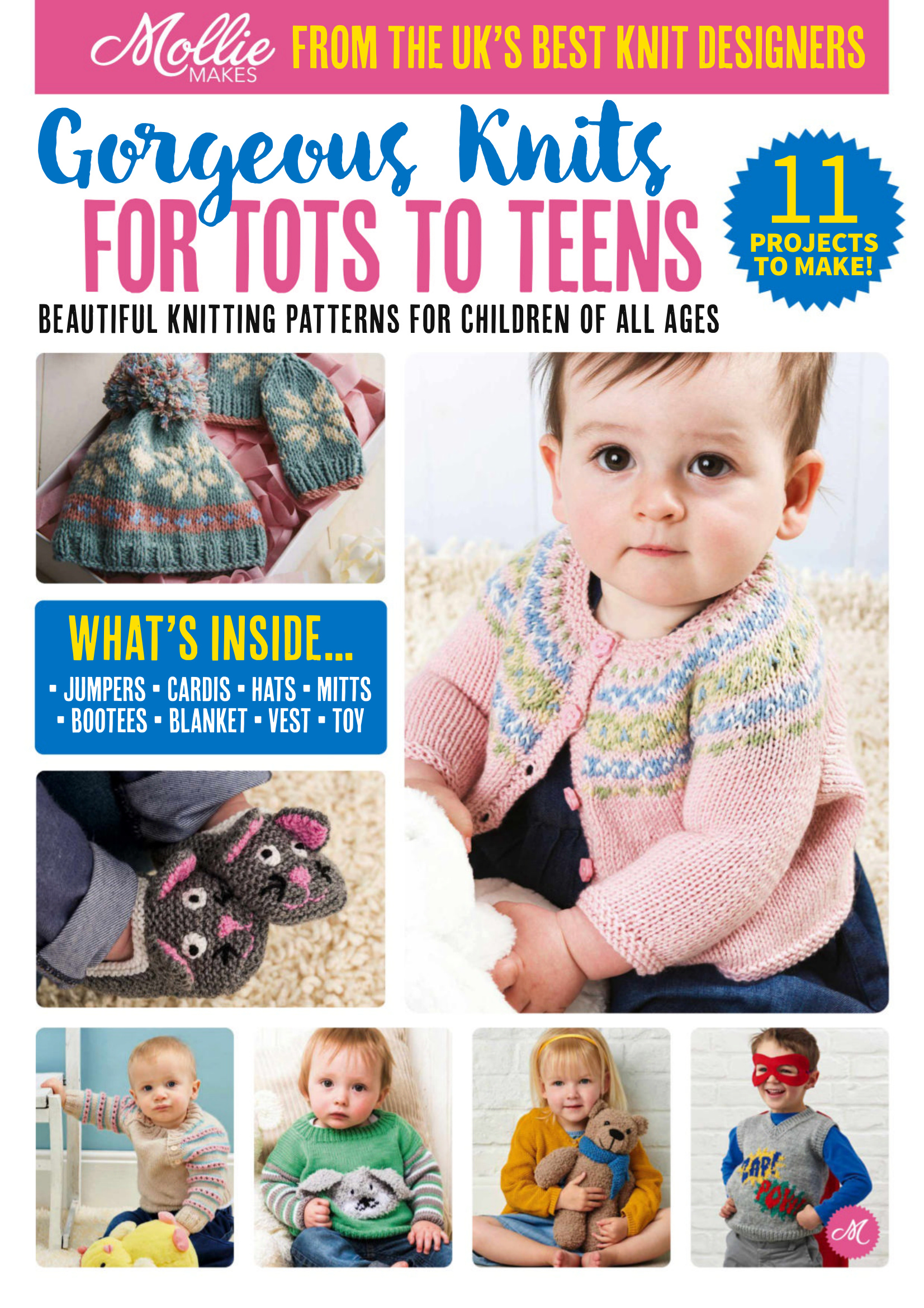 Mollie Makes Presents Gorgeous Knits for Tots to Teens 2025